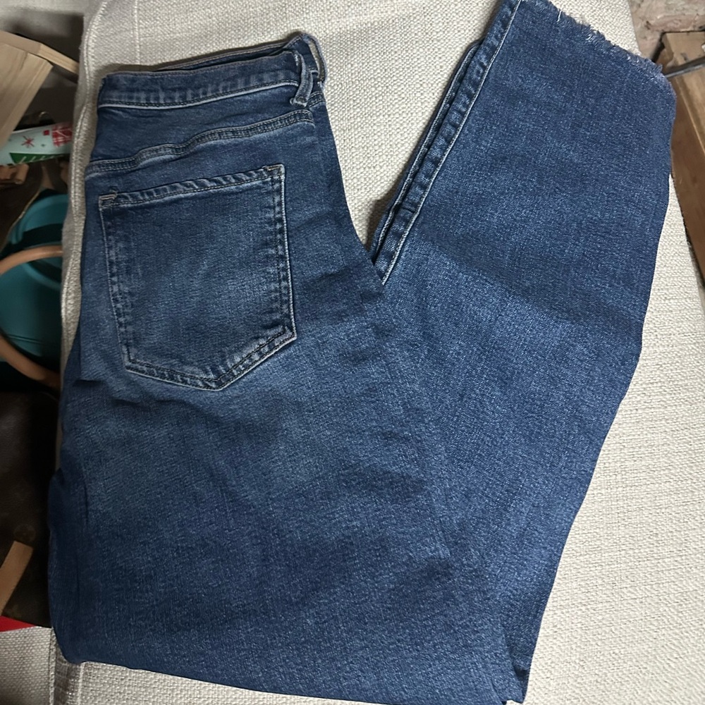 Banana Republic Dark Blue Straight Leg Jeans